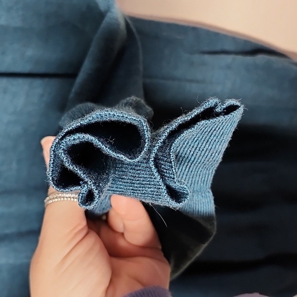 Banana Republic Teal Wool V-Neck Sweater Womens Medium. - Picture 6 of 8